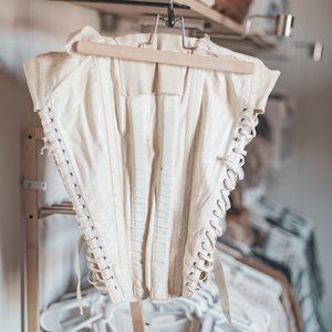 Vintage / Antique Victorian Style Bone Corsette